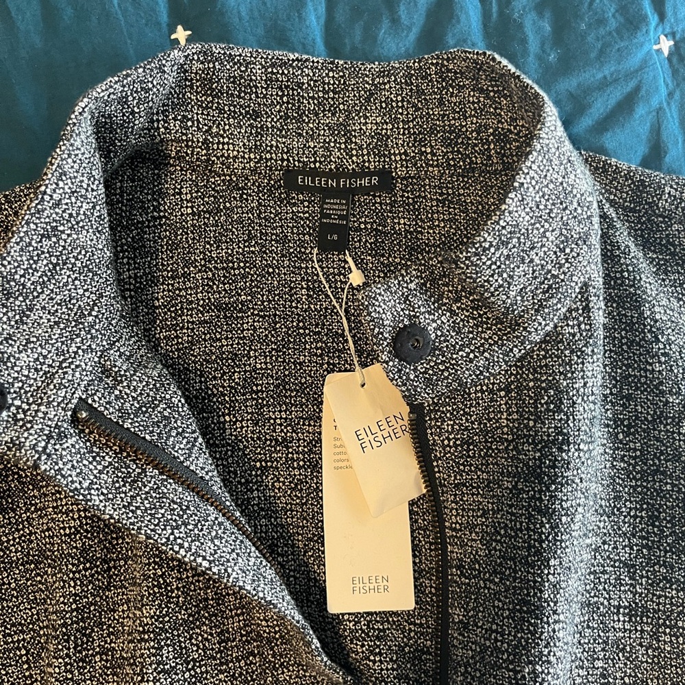 Eileen Fisher Jacket - stand collar